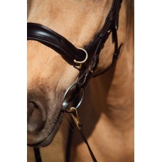 Оголовье 11112-F Bramin SIDE PULL (коричн)V