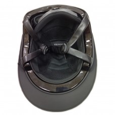 Шлем 81605-(56-58) Vega QM широкий козырек (черн/серебр)V