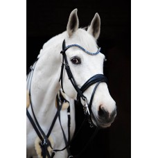 Оголовье 10001-F Bramin BLUE GARNET (черн)V