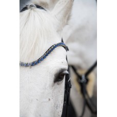 Оголовье 10001-F Bramin BLUE GARNET (черн)V