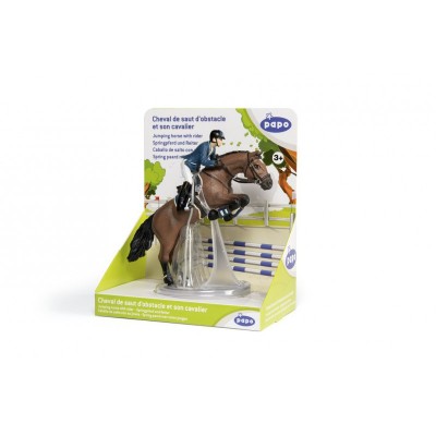 Игрушка 905051562 PAPO Jumping Horse and its RiderV