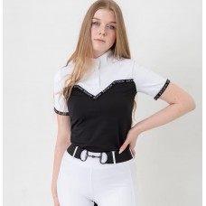 Блуза 10904-M Bramin (бело/черн)