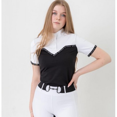 Блуза 10904-M Bramin (бело/черн)