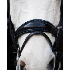 Оголовье 10001-С Bramin BLUE GARNET (черн)V