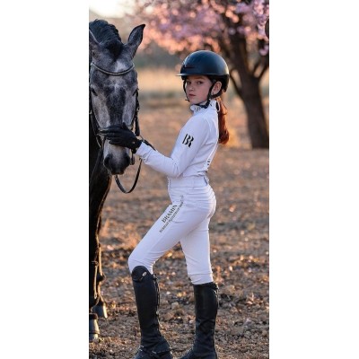 Бриджи 10906-S Bramin Equestrian принт (белый)
