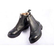Ботинки 2069-37 Напа RG зима, молния кожа премиум (черный)