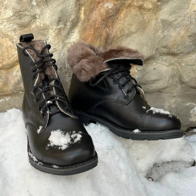 Ботинки 2069-36 Напа RG зима, шнуровка кожа премиум (черный)V