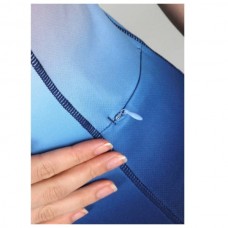 Блуза 8163-М AUBRION "Highgate (сине-розовая)