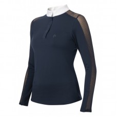 Блуза 9620620-M EQUIT "Pekin" polo shirt дл.рукав(синий)